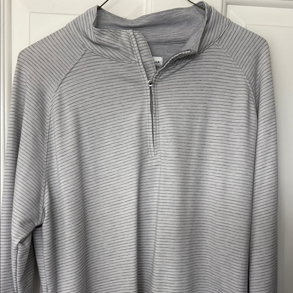Men's Gray Striped Sweater